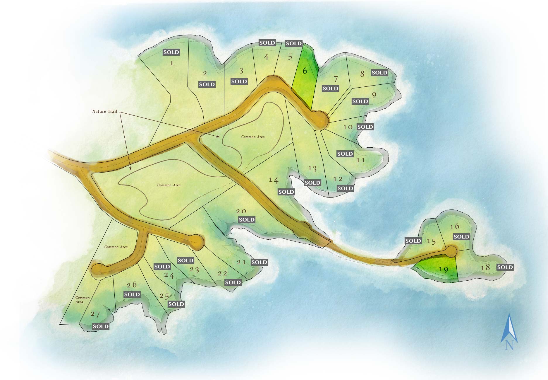 Fox Creek Lots as of May 2023